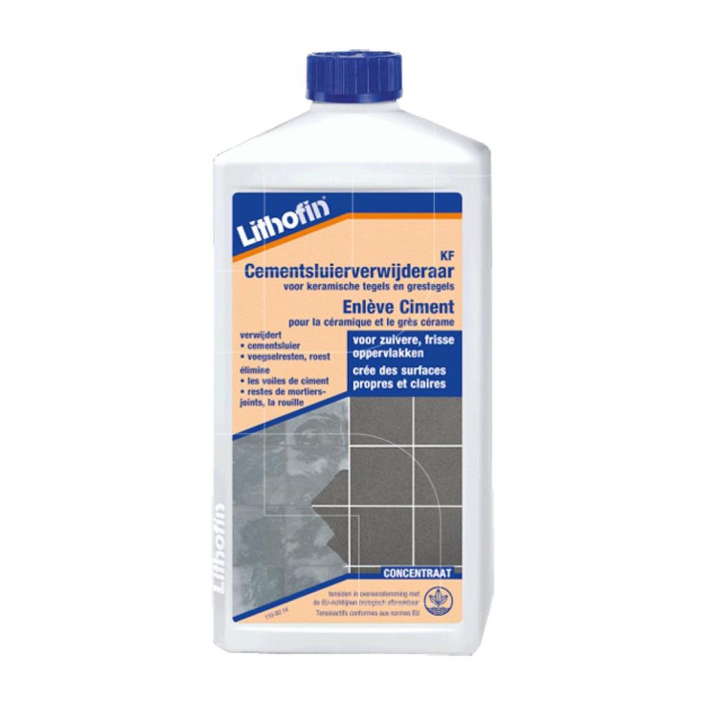Lithofin KF cementsluierverwijderaar 1L / KFCEM1 (voor keramische tegels)
