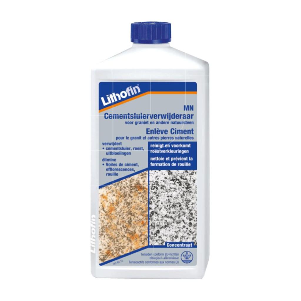 Lithofin MN cementsluierverwijderaar 1L / MNCEM1 (voor natuur/betonsteen)