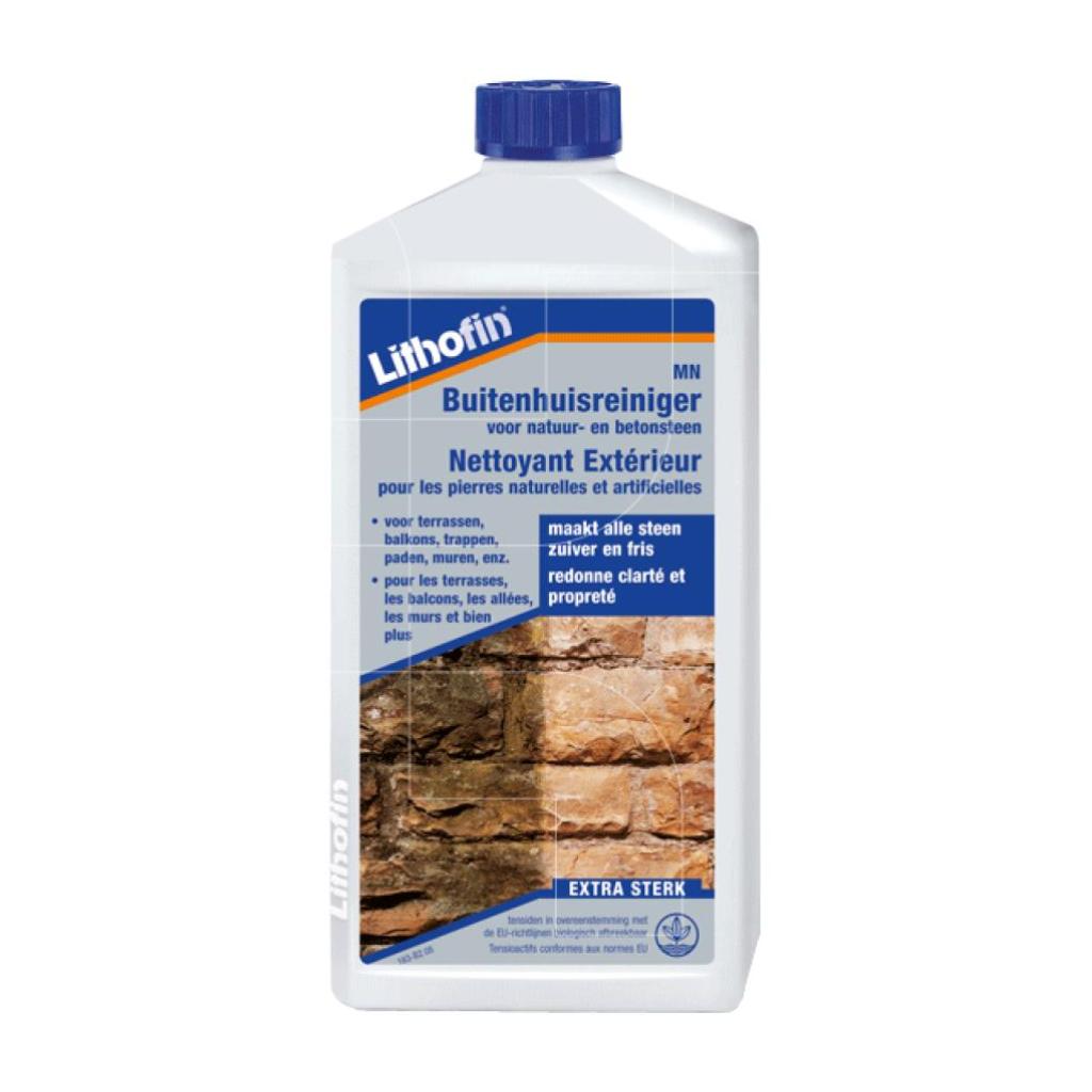 Lithofin MN buitenhuisreiniger 1L / MNBHR1 (voor natuur/betonsteen)