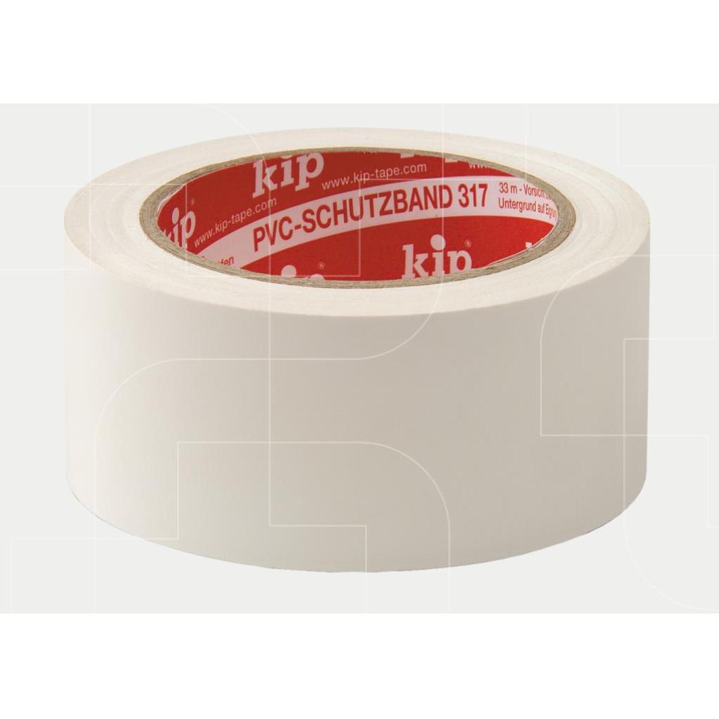 Kip PVC-masking tape – glad - wit 50 mm 33 m 317-55