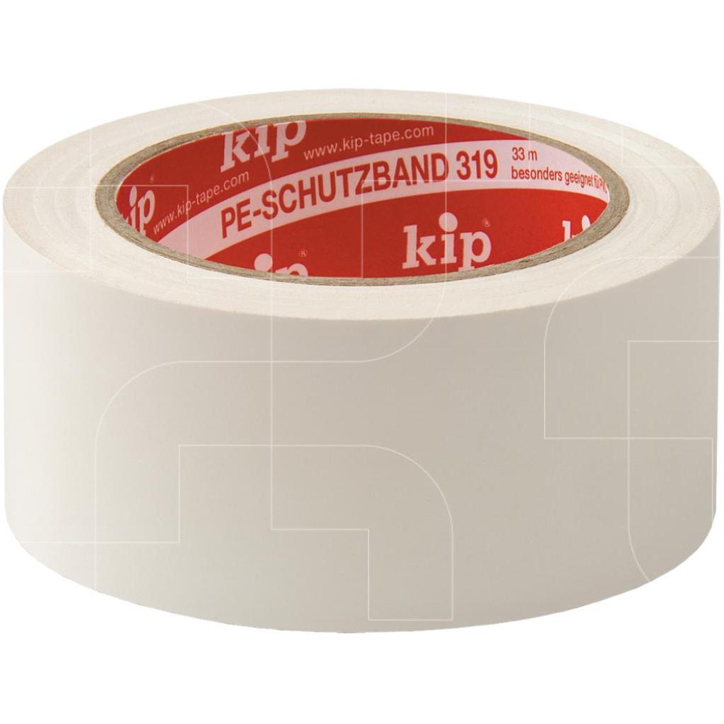 Kip PE-masking tape – glad - wit 50 mm 33 m 319-55