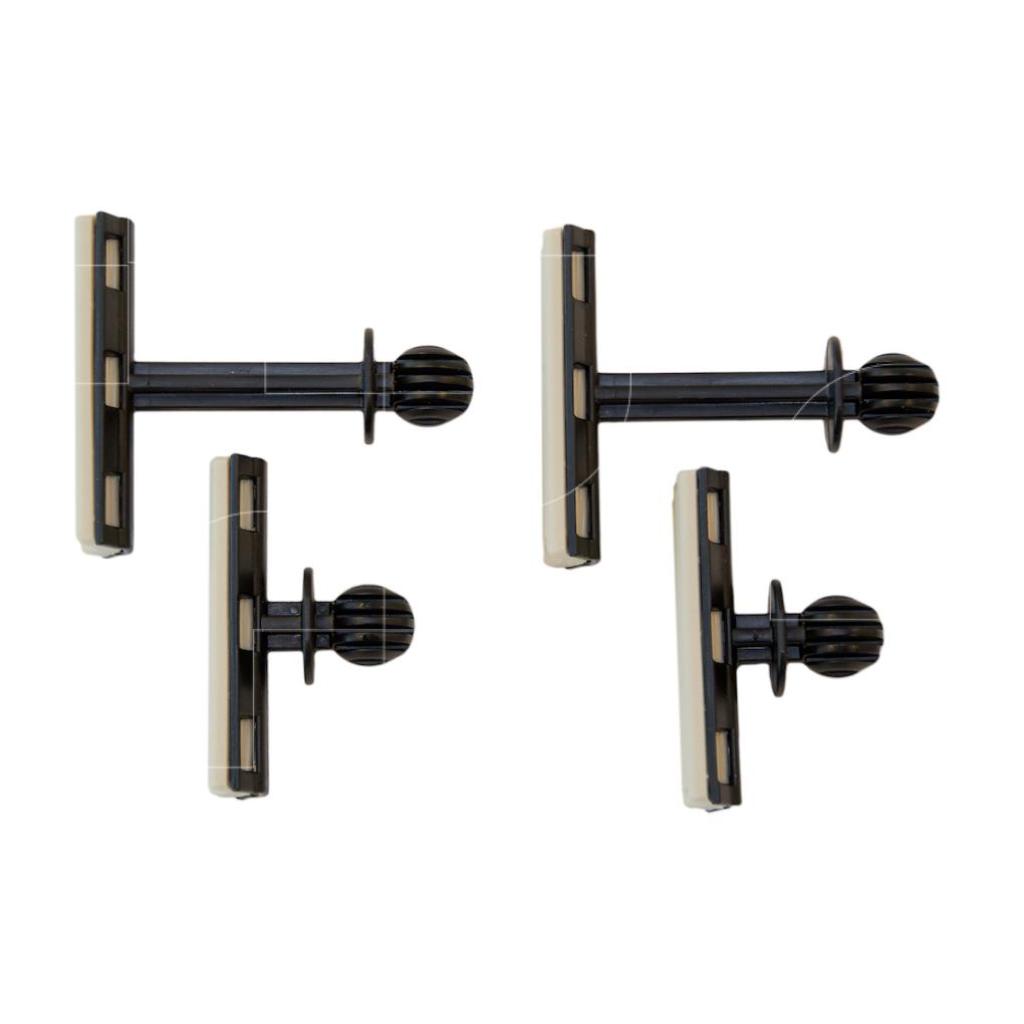 Zipwall – Brug adapters voor wandaansluiting Foam Rail (set van 4 st)