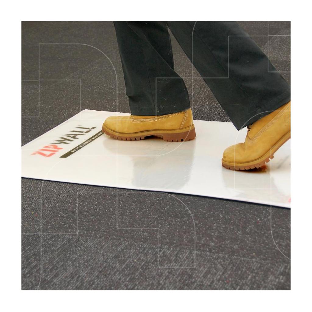 Zipwall – Kleefmat start set 30 vellen incl basisplaat 64x95cm