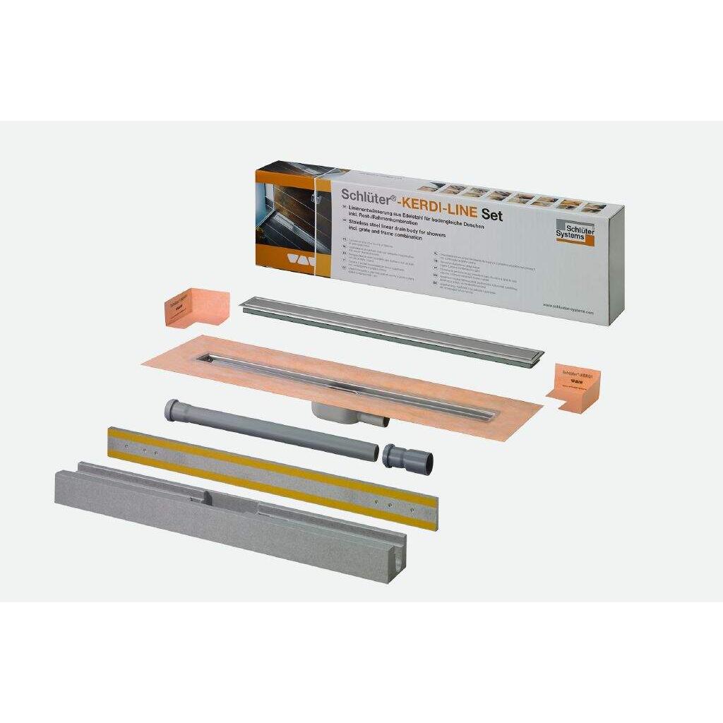 Schlüter-KERDI-LINE 1000mm - horizontal DN40 Geruchsver. Front (KLF40GE100)