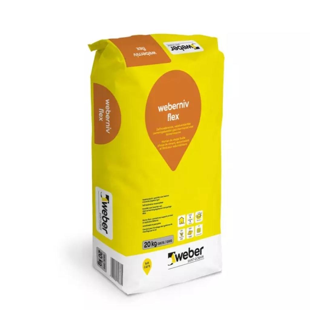 weberniv flex  grijs (20 kg)