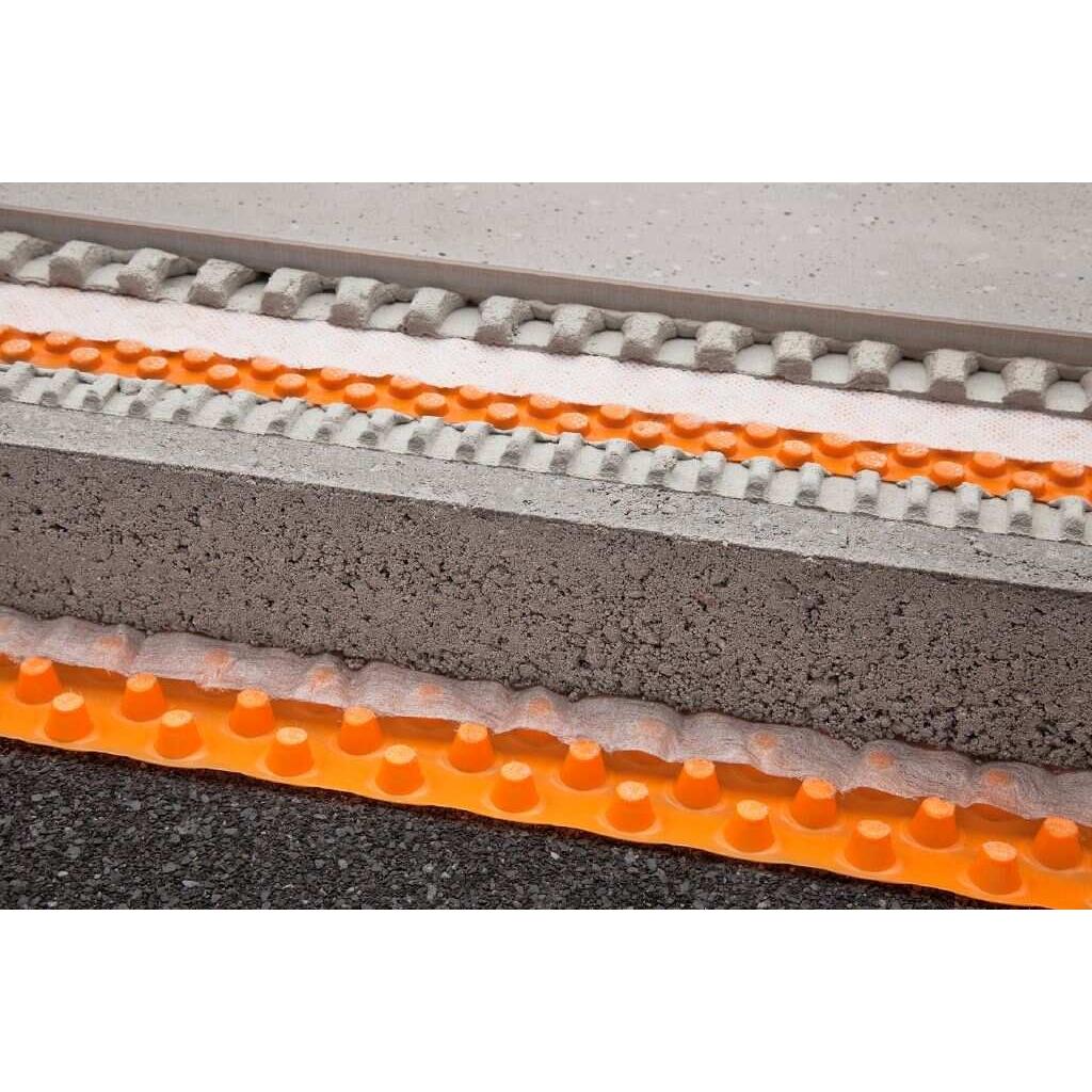 Schlüter-TROBA-PLUS12 10,0 x 1,0m - Flächendrainage Vliesgewebe H=12mm (TROBA-PLUS12)